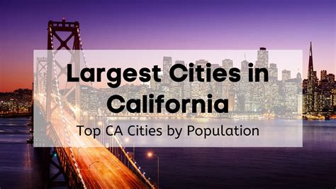Largest Cities In California (2024) .